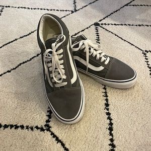 Light Grey Vans Old Skool Wms-10.5 Mens-9